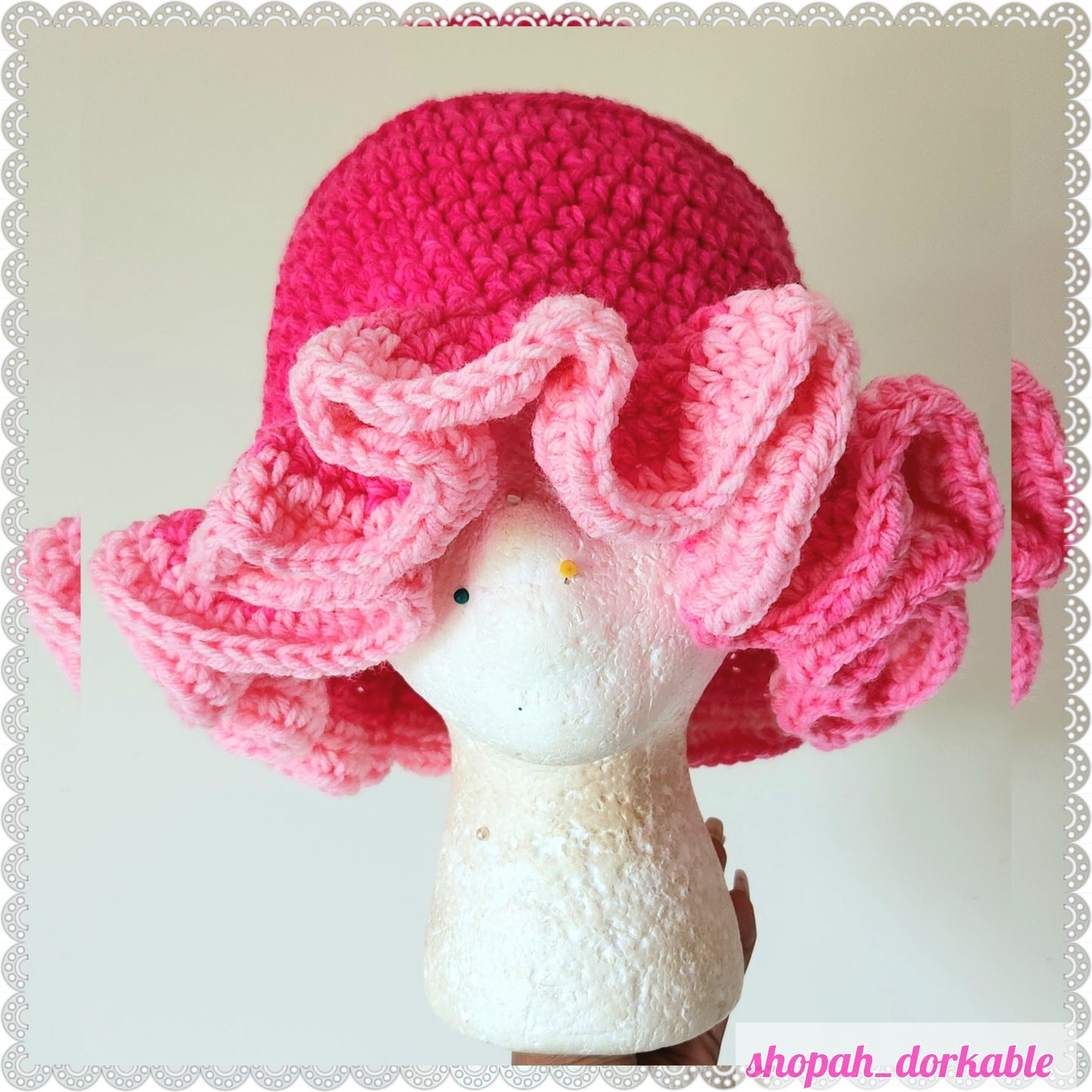 Pink Bucket hats