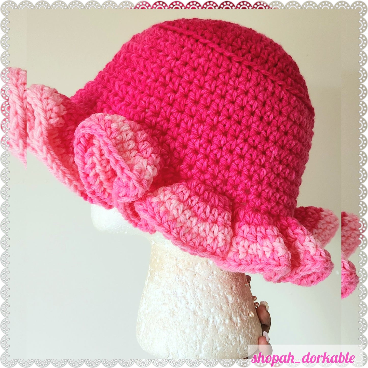 Pink Bucket hats
