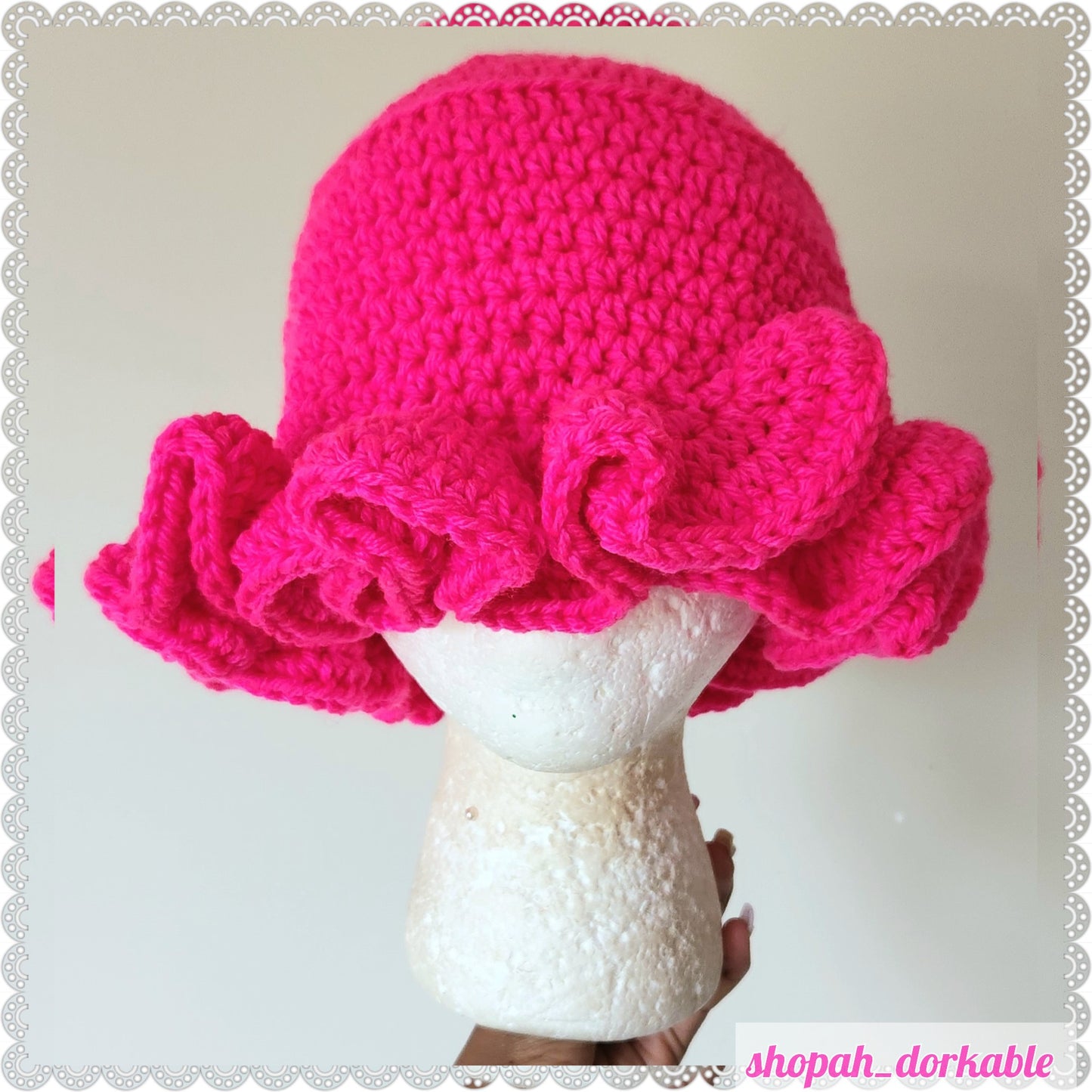 Pink Bucket hats