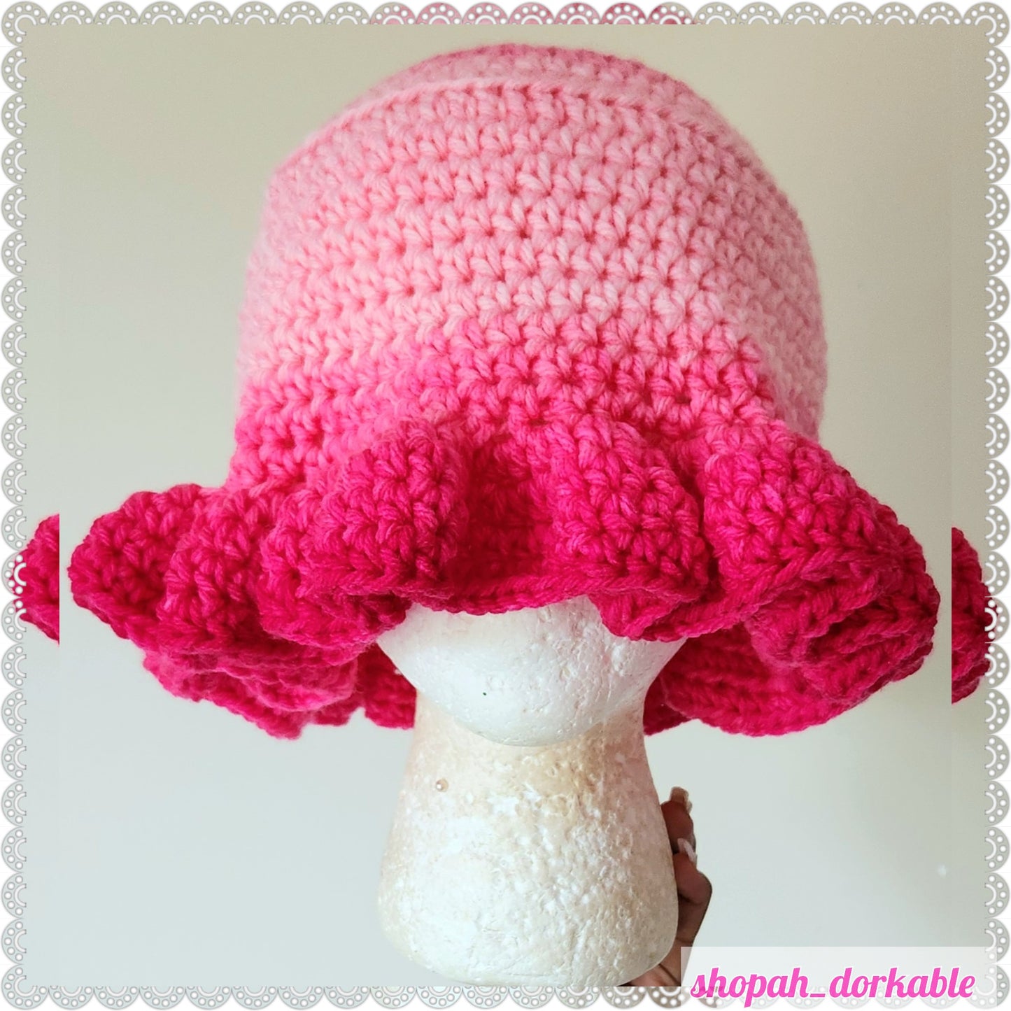 Pink Bucket hats