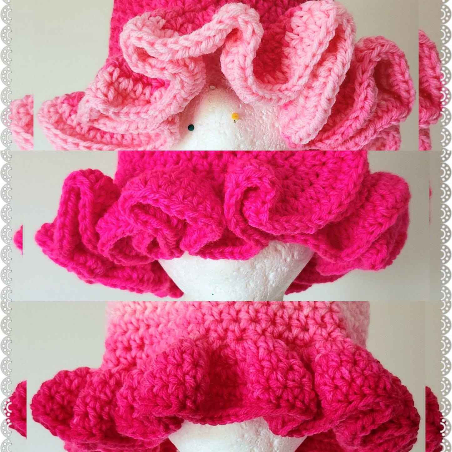 Pink Bucket hats