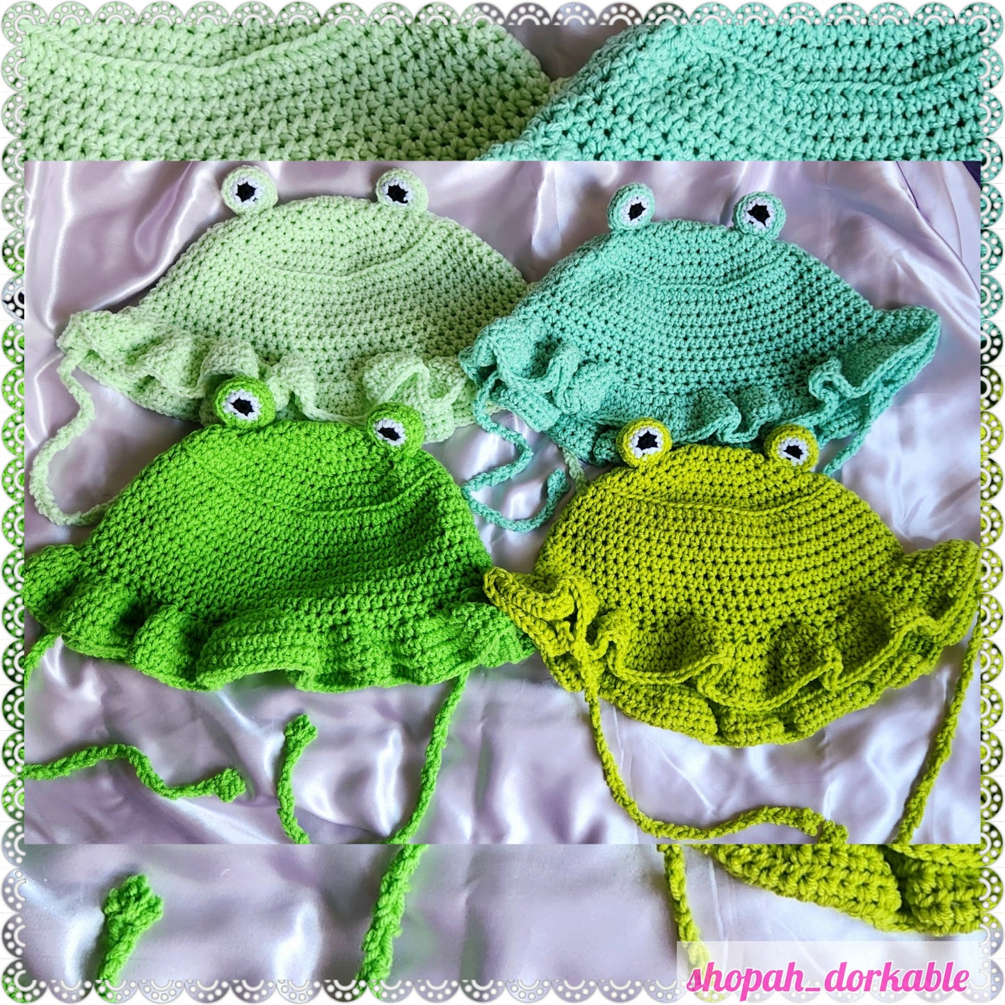 Froggy Bucket Hats