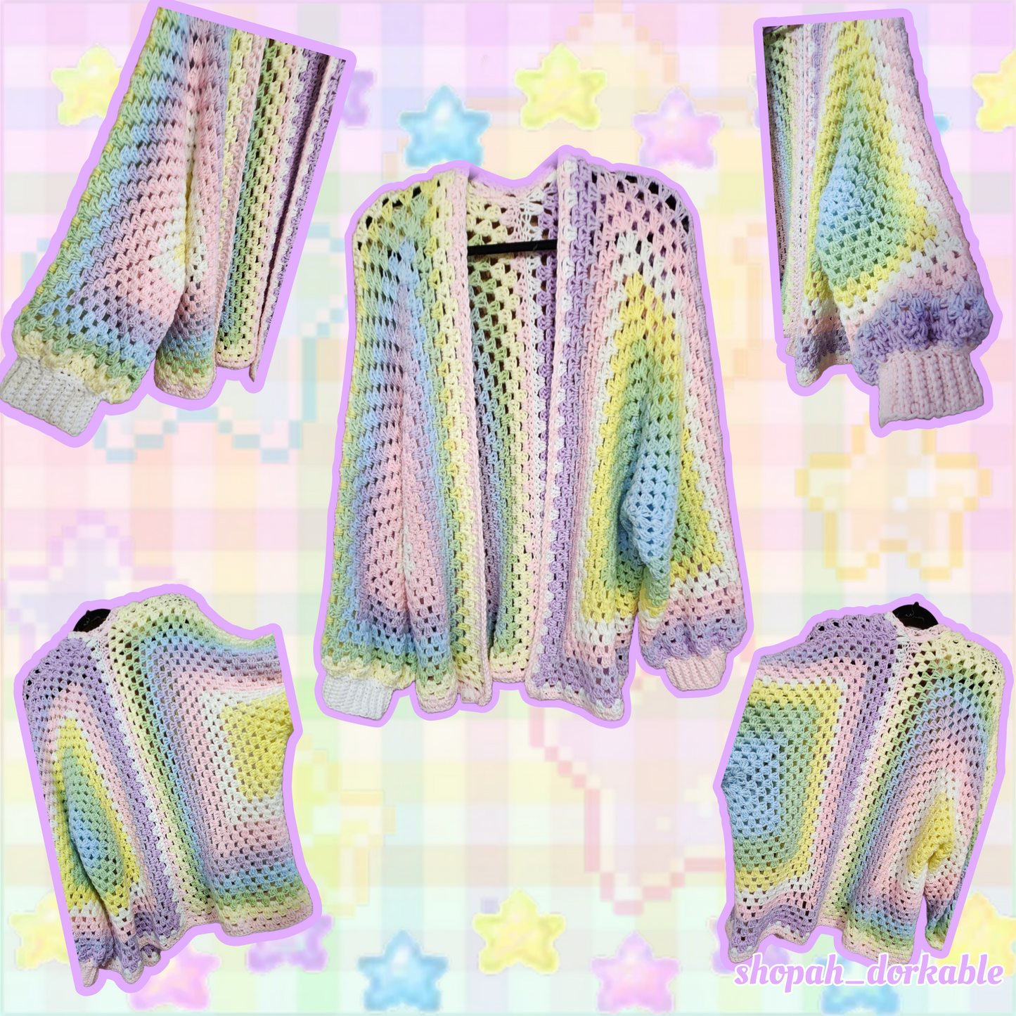 Pastel Rainbow Cardi