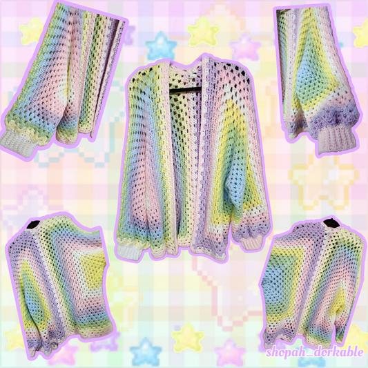 Pastel Rainbow Cardi