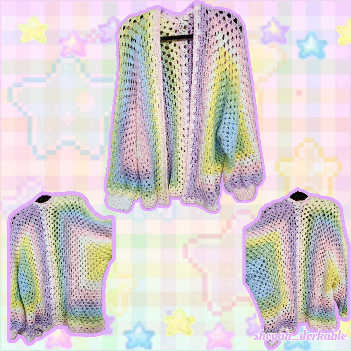 Pastel Rainbow Cardi
