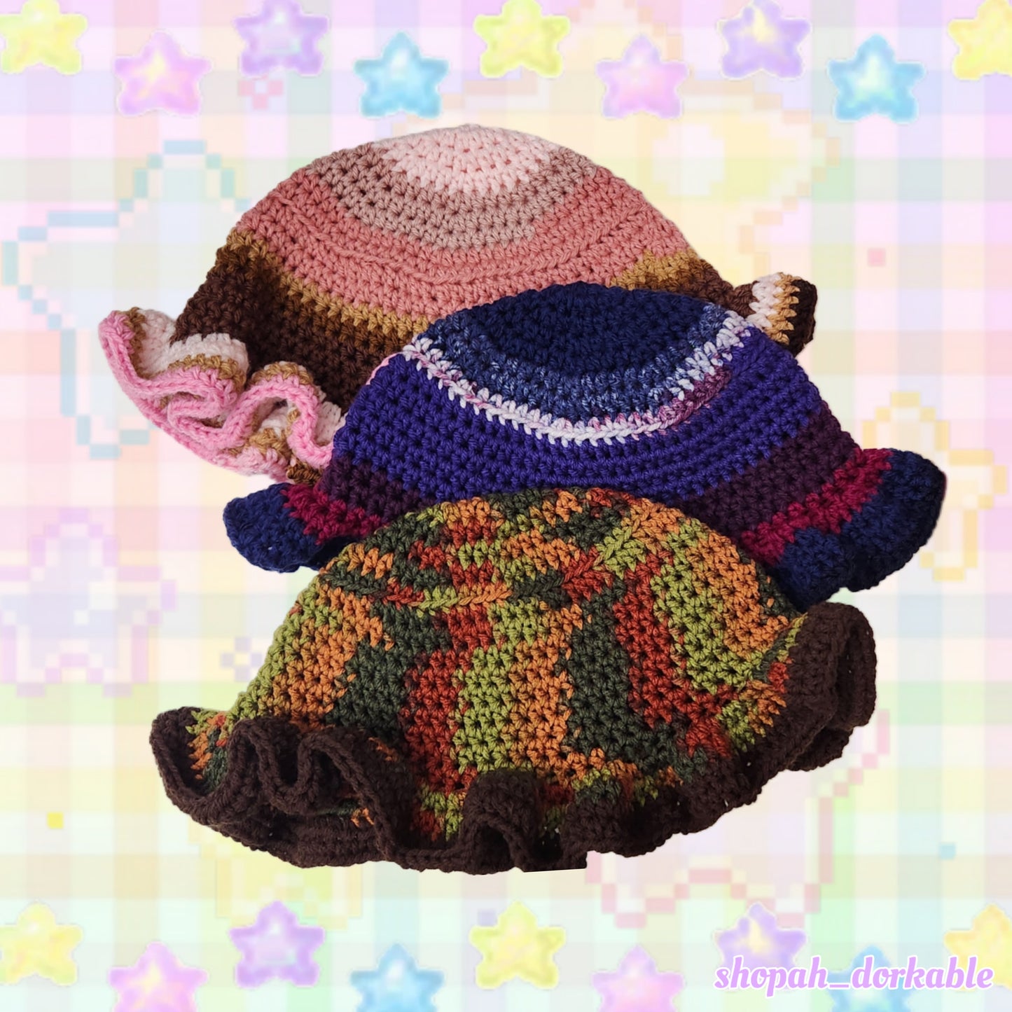 Scrap bucket hats