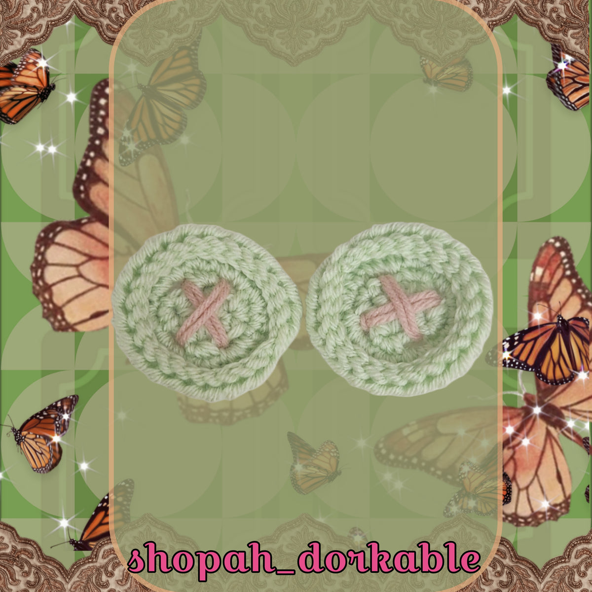 Button Hairclips