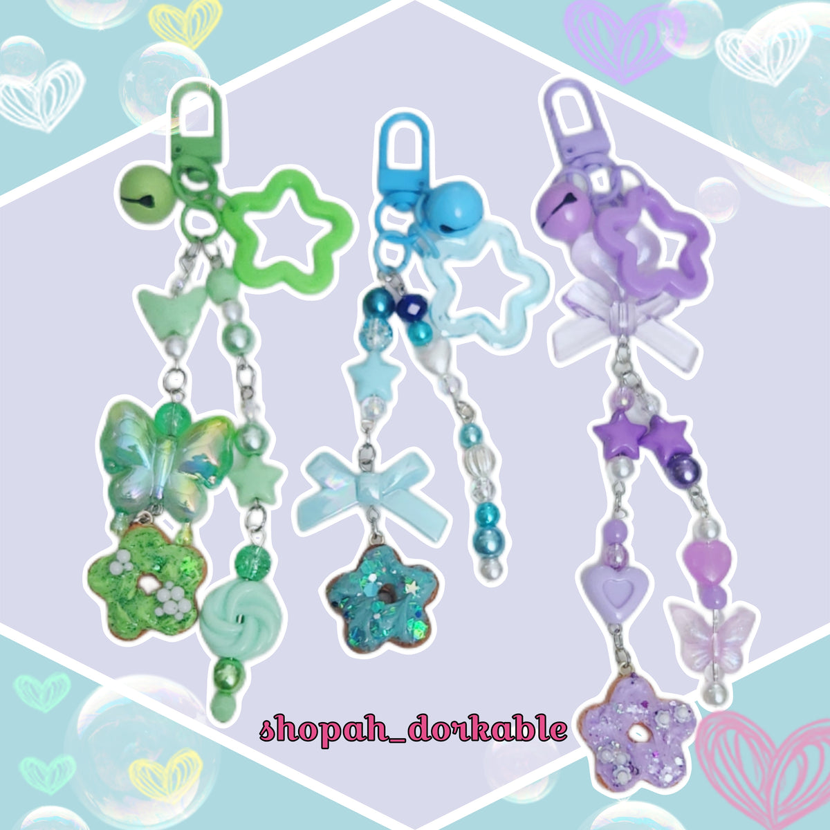 Donut Keychains